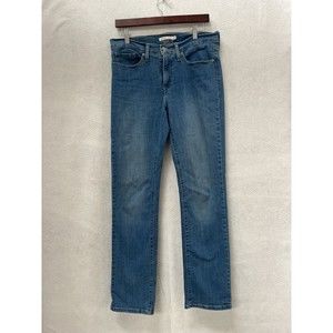 Levi's 314 Jeans, Women's Size 32x31 Blue, Denim, Shaping Straight, Pockets